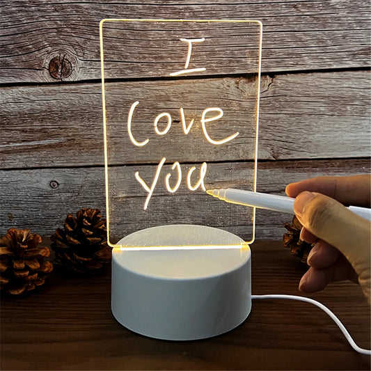 GlowWrite LED Calendar Night Light